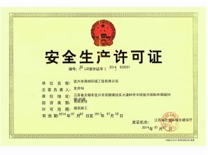 Safety production permit